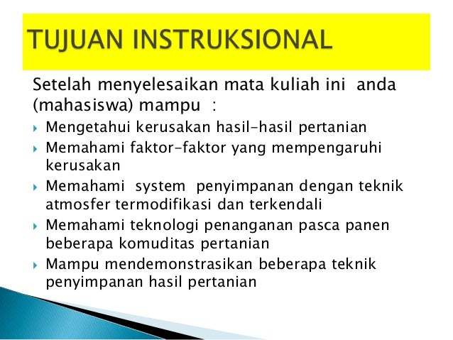 Fisiologi dan teknologi pasca panen Fisiologi dan teknologi pasca panen