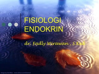 FISIOLOGI
ENDOKRIN
dr. Fadly Wirawan , S.Ked
 