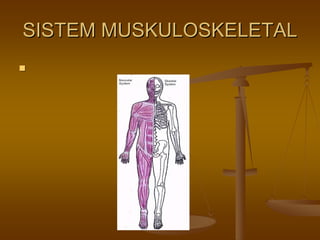 SISTEM MUSKULOSKELETALSISTEM MUSKULOSKELETAL
 