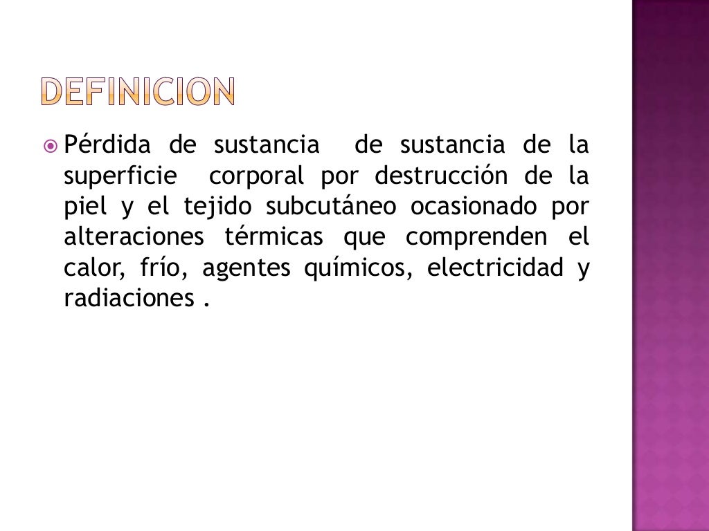 Fisiopatologia de las quemaduras