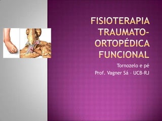 Fisioterapia Traumato-ortopédica FuncionalTornozelo e péProf. Vagner Sá – UCB-RJ