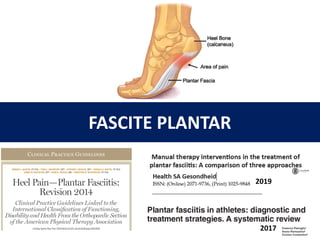 FASCITE PLANTAR
2019
2017
 