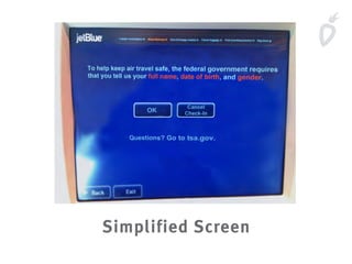 Simplified Screen
 