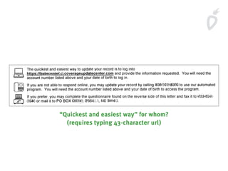 “Quickest and easiest way” for whom?
(requires typing 43-character url)
 