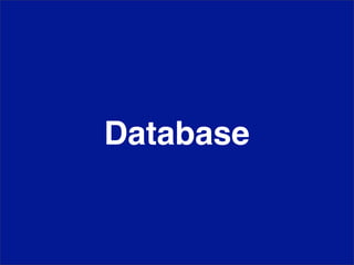 Database
 