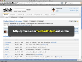 http://github.com/FooBarWidget/rubystein
 