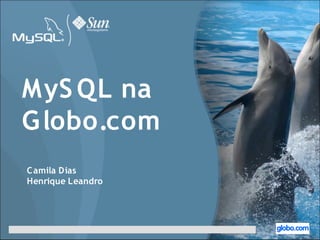 MyS QL na
G lobo.com
C amila Dias
Henrique Leandro
 