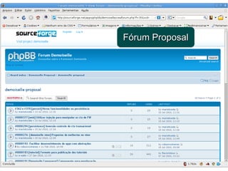 Fórum Proposal
 
