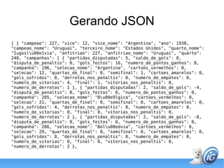 E que pudesse gerar diferentes formatos a partir dos dados que foram colocados lá 