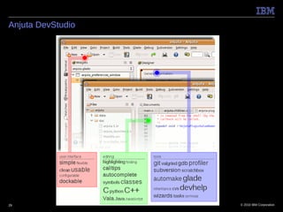 Anjuta DevStudio




29                 © 2010 IBM Corporation
 