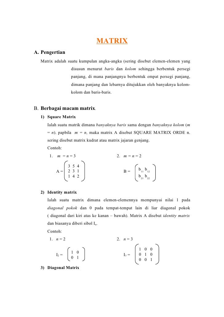 Fismat Kel. 4 Matriks & Vektor