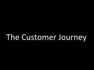 The Customer Journey
 