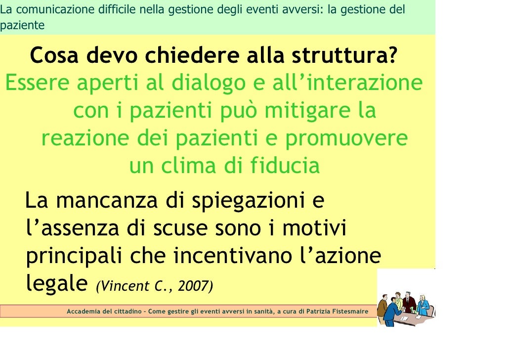 Fistesmaire. La comunicazione difficile tra medico e paziente quando