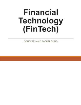 FIST Lecture 3.PDF Chapter 3 Financial Technology | PDF