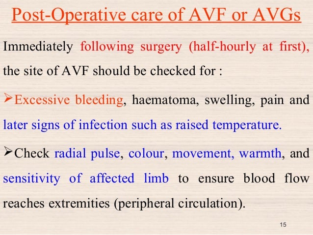 Fistula (Arteriovenous fistula -AVF) Fistula (Arteriovenous fistula -AVF)