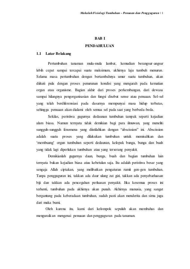 Makalah Pertumbuhan Dan Perkembangan Tumbuhan Pdf