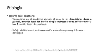 Fisura anal | PPTX