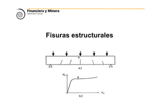 Fisuras estructurales
 