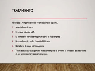 Fisura y fistula anal diagnostico tratamiento.pptx