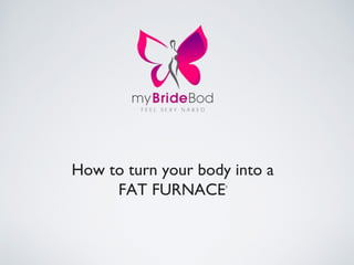How to turn your body into a
FAT FURNACE
©

 