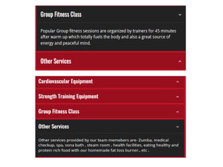 TOPIC- FITNESS CENTER WEBSITE USING HTML,CSS AND JAVASCRIPT. | PPTX