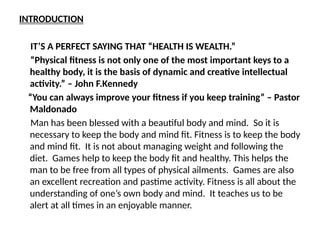 TOPIC- FITNESS CENTER WEBSITE USING HTML,CSS AND JAVASCRIPT. | PPTX