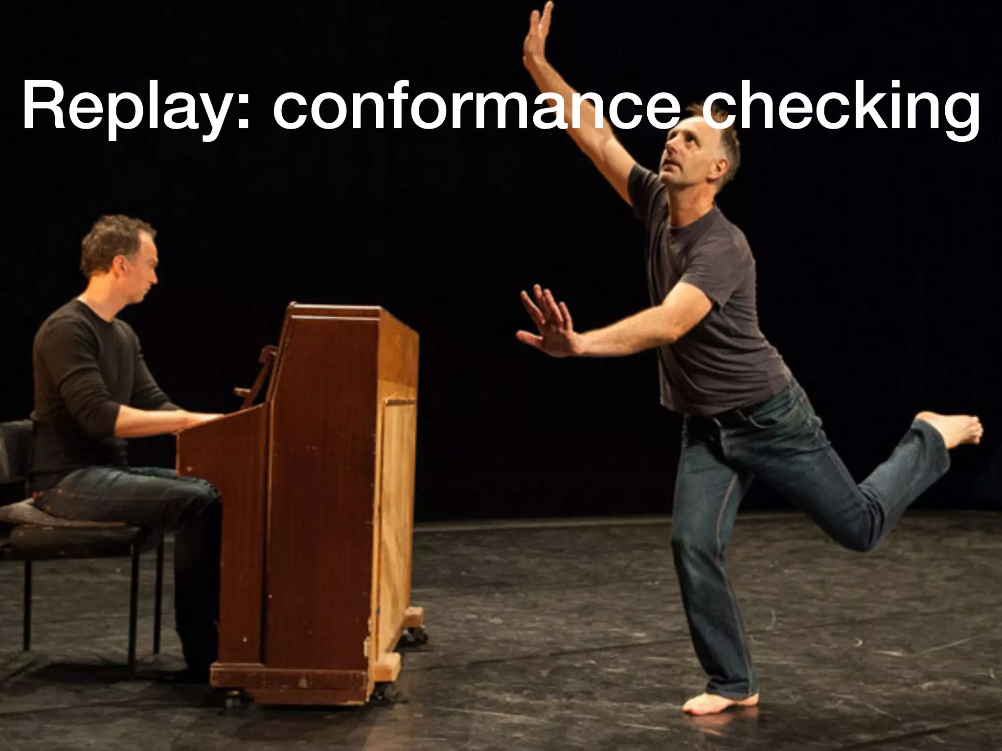 Replay: conformance checking
 