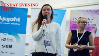 SUNDAY EVENING
PITCH
 