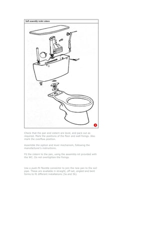 Fit a toilet and bidet | PDF