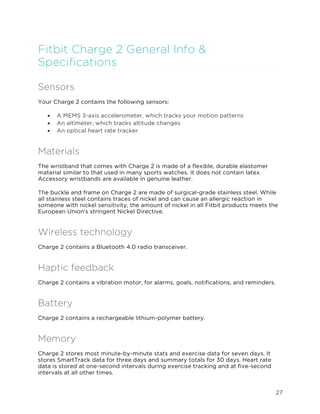 Fitbit charge 2 user manual | PDF Fitbit charge 2 user manual | PDF