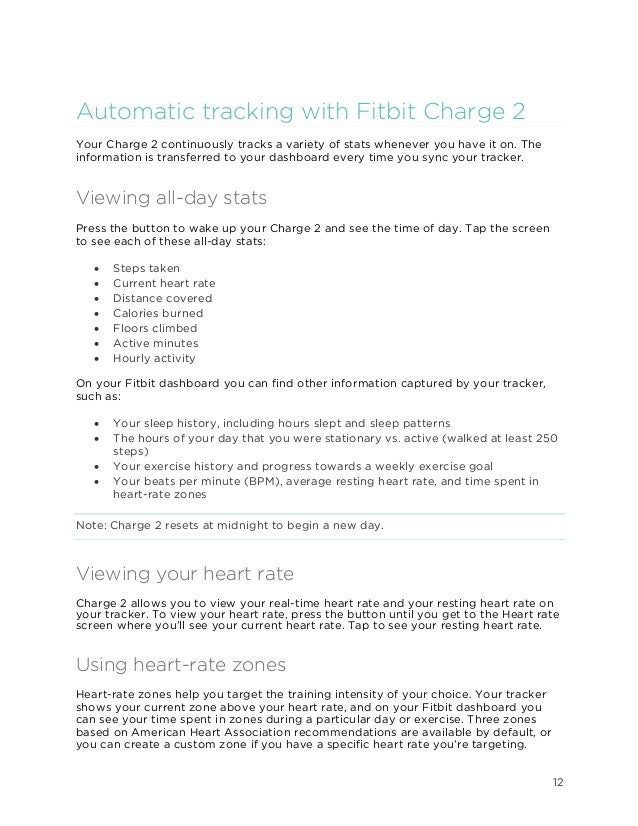 Fitbit Charge 2 User Manual