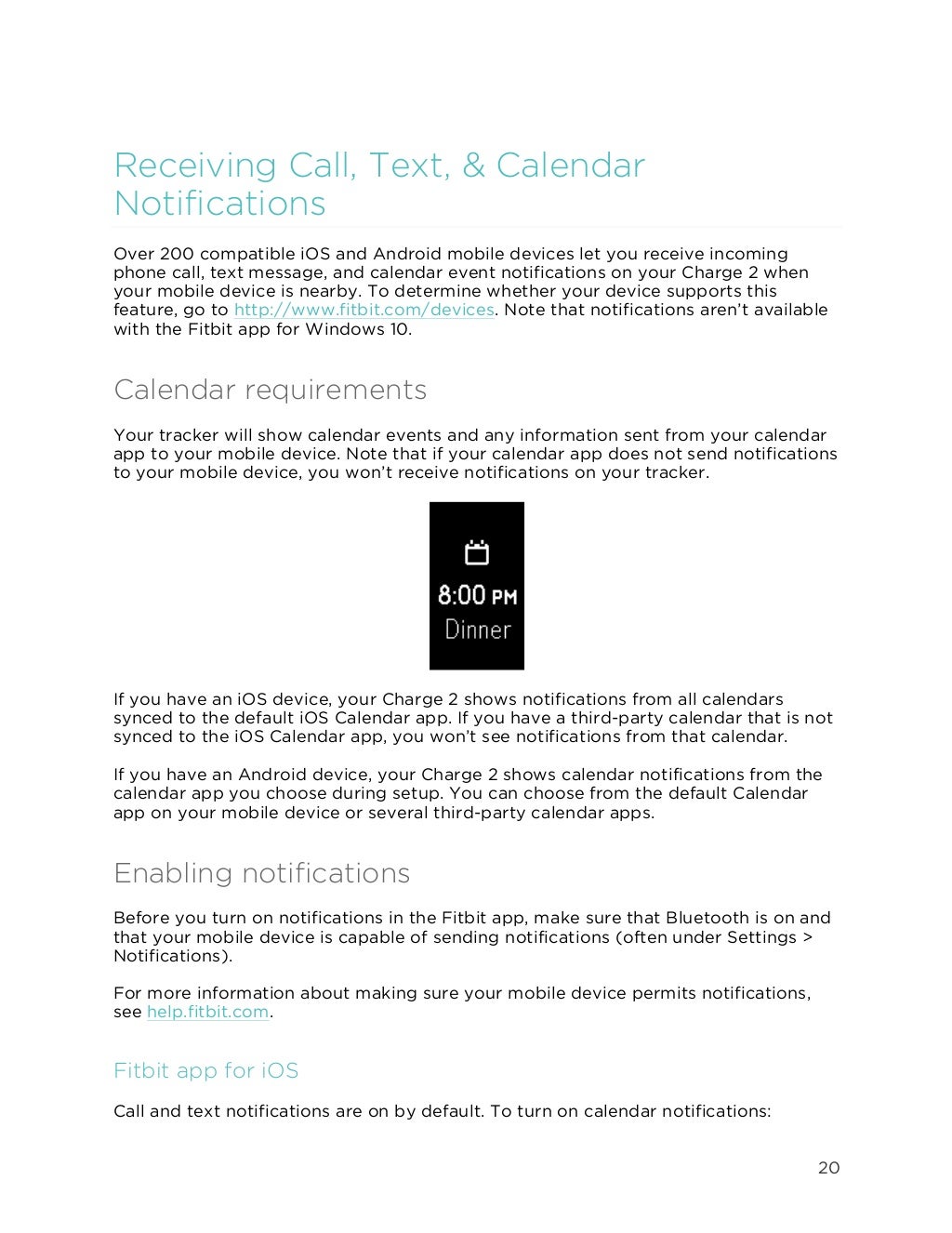 Fitbit charge 2 user manual