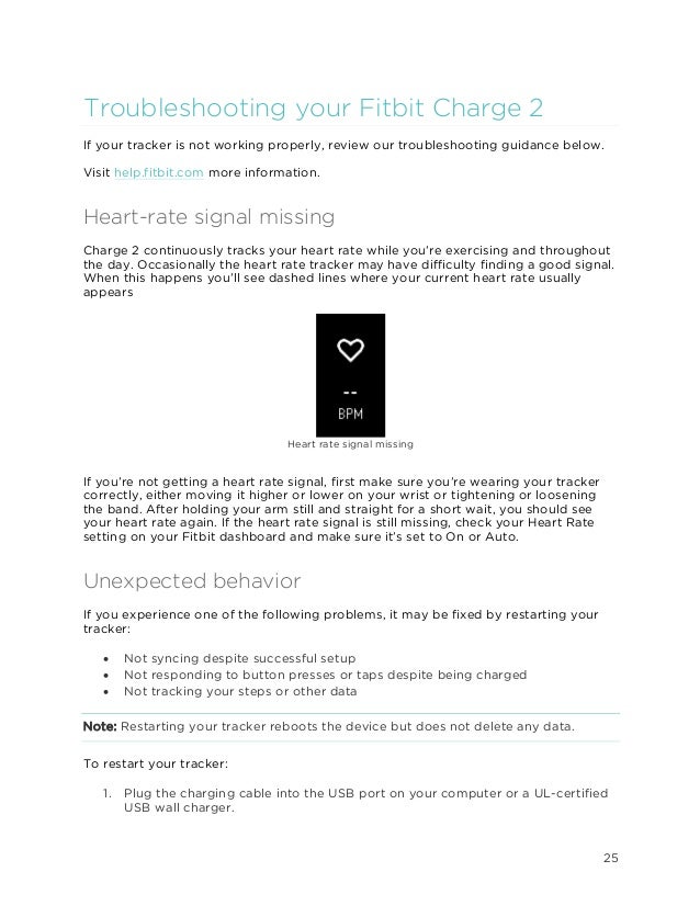 Fitbit charge 2 user manual