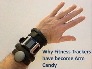 Why Fitness Trackers
have become Arm
Candy
 