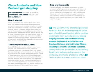 Fitbit x cisco case study | PDF