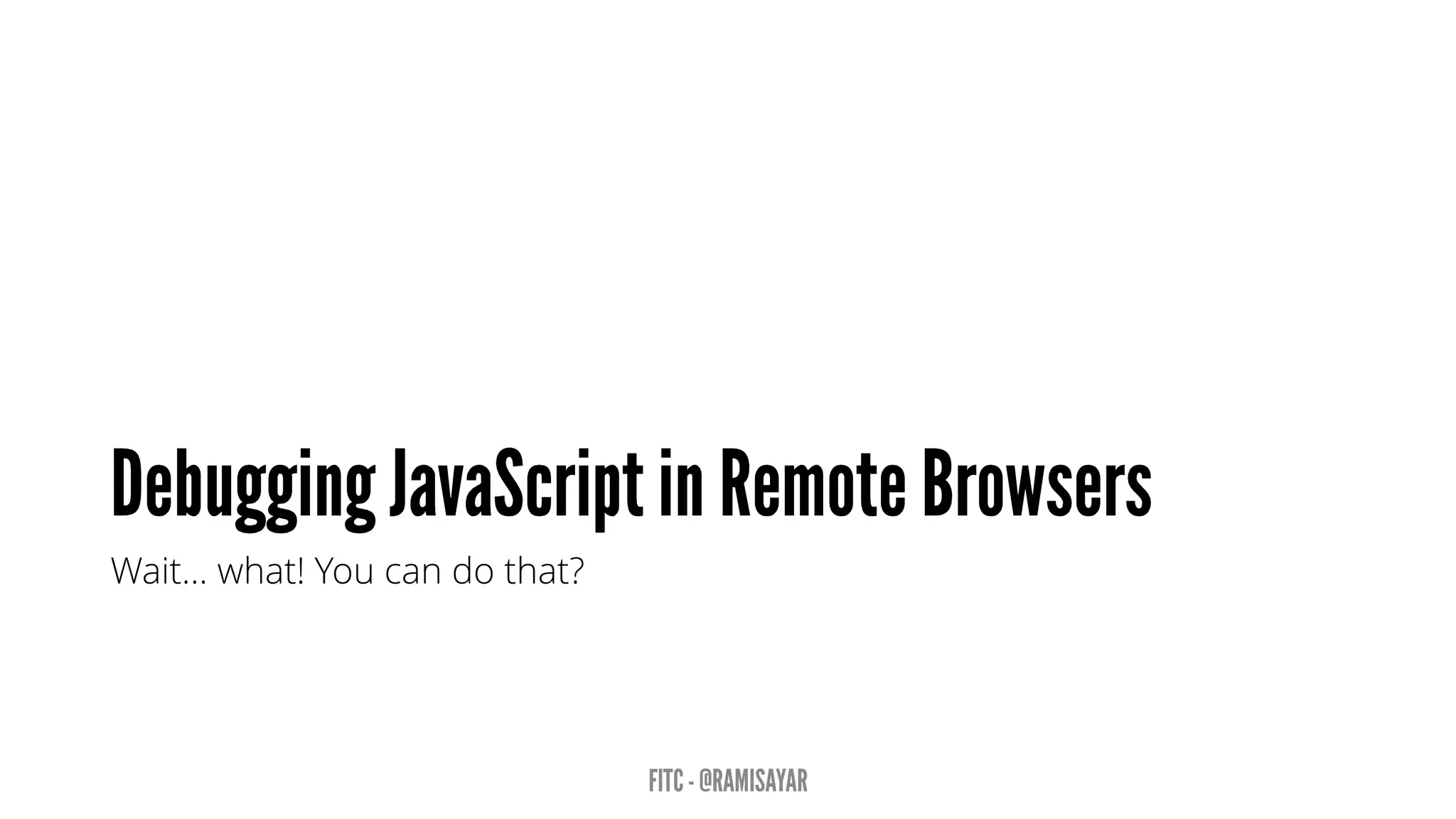 Wait… what! You can do that?
 