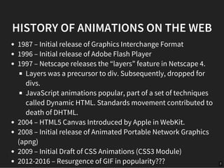 Creating Beautiful CSS3 Animations - FITC Amsterdam 2016 | PDF