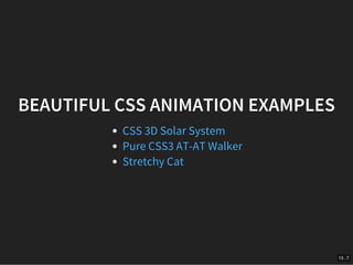 Creating Beautiful CSS3 Animations - FITC Amsterdam 2016