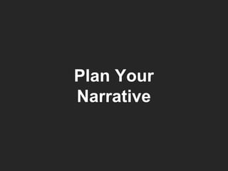 Plan Your Narrative 