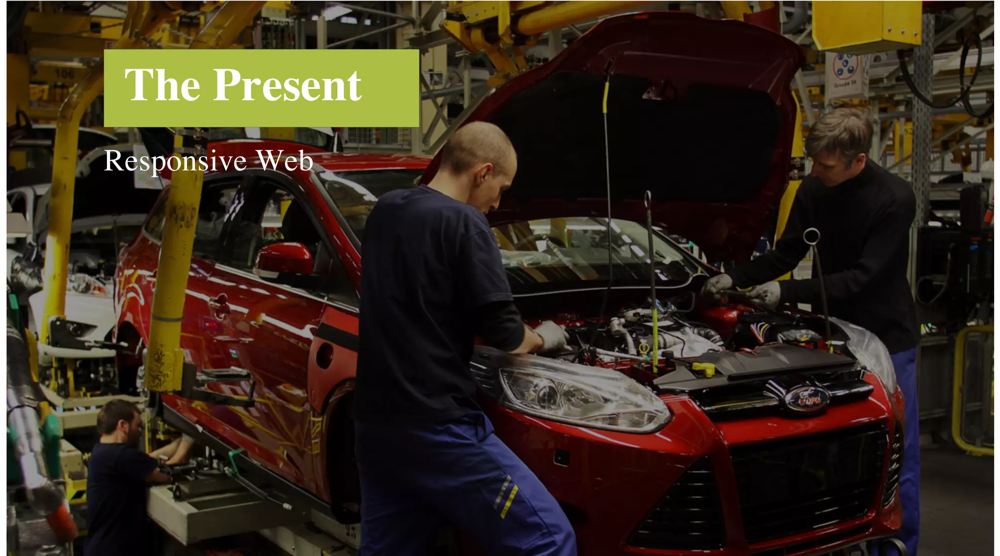 The Present
Responsive Web

 