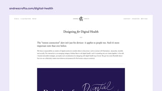 Designing for Digital Health