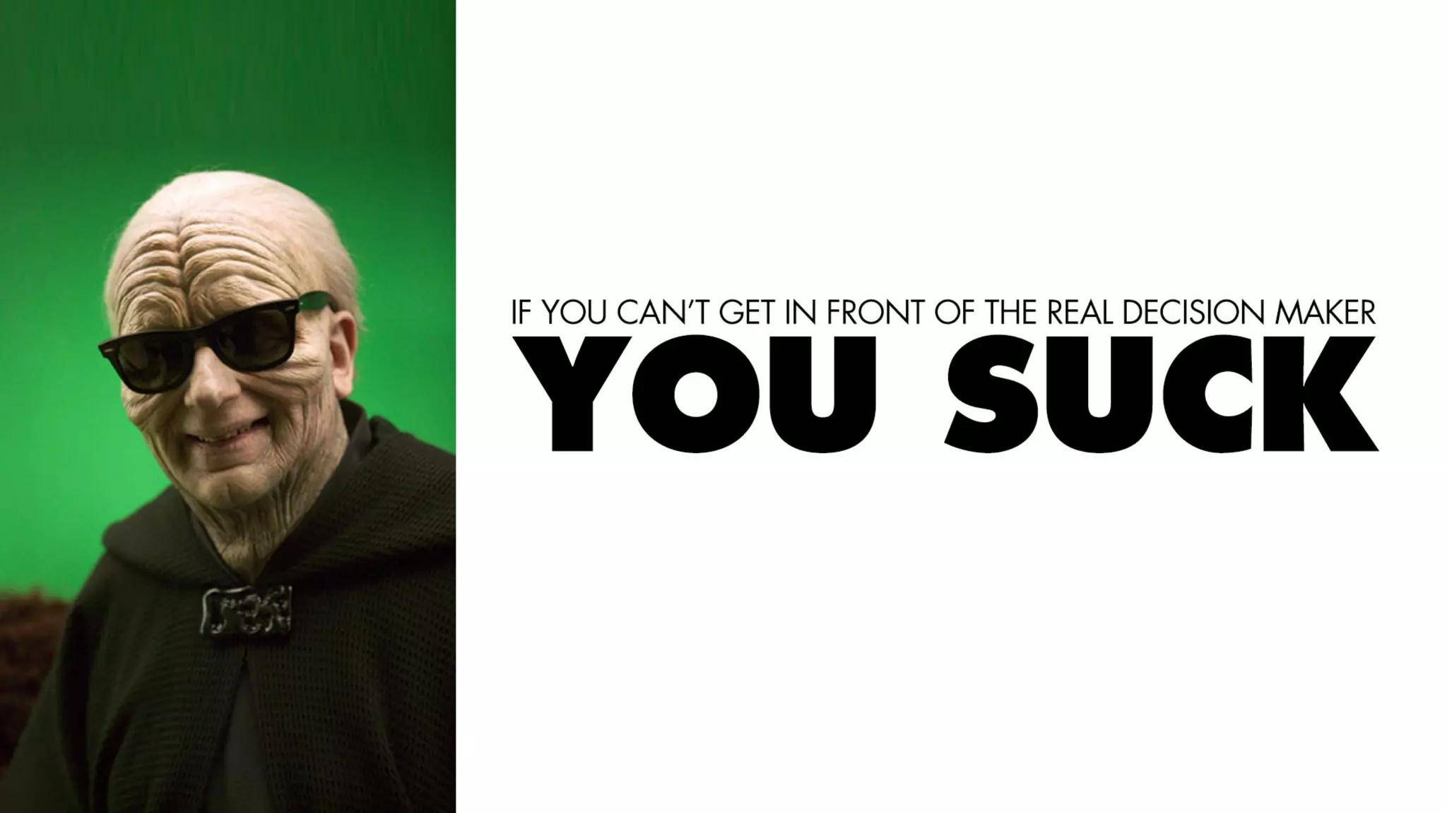 Jedi Mind Trick: Networking, Selling and Pitching