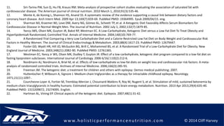 © 2014 Cliff Harveyw w w.h olistic p erforman c en u trition .com
11. Siri-Tarino PW, Sun Q, Hu FB, Krauss RM. Meta-analysis of prospective cohort studies evaluating the association of saturated fat with
cardiovascular disease. The American journal of clinical nutrition. 2010 March 1, 2010;91(3):535-46.
12. Mente A, de Koning L, Shannon HS, Anand SS. A systematic review of the evidence supporting a causal link between dietary factors and
coronary heart disease. Arch Intern Med. 2009 Apr 13;169(7):659-69. PubMed PMID: 19364995. Epub 2009/04/15. eng.
13. Sharman MJ, Kraemer WJ, Love DM, Avery NG, Gómez AL, Scheett TP, et al. A Ketogenic Diet Favorably Affects Serum Biomarkers for
Cardiovascular Disease in Normal-Weight Men. The Journal of Nutrition. 2002 July 1, 2002;132(7):1879-85.
14. Yancy JWS, Olsen MK, Guyton JR, Bakst RP, Westman EC. A Low-Carbohydrate, Ketogenic Diet versus a Low-Fat Diet To Treat Obesity and
HyperlipidemiaA Randomized, Controlled Trial. Annals of Internal Medicine. 2004;140(10):769-77.
15. A Randomized Trial Comparing a Very Low Carbohydrate Diet and a Calorie-Restricted Low Fat Diet on Body Weight and Cardiovascular Risk
Factors in Healthy Women. The Journal of Clinical Endocrinology & Metabolism. 2003;88(4):1617-23. PubMed PMID: 12679447.
16. Foster GD, Wyatt HR, Hill JO, McGuckin BG, Brill C, Mohammed BS, et al. A Randomized Trial of a Low-Carbohydrate Diet for Obesity. New
England Journal of Medicine. 2003;348(21):2082-90. PubMed PMID: 12761365.
17. Westman EC, Yancy Jr WS, Olsen MK, Dudley T, Guyton JR. Effect of a low-carbohydrate, ketogenic diet program compared to a low-fat diet on
fasting lipoprotein subclasses. International Journal of Cardiology. 2006 6/16/;110(2):212-6.
18. Nordmann AJ, Nordmann A, Briel M, et al. Effects of low-carbohydrate vs low-fat diets on weight loss and cardiovascular risk factors: A meta-
analysis of randomized controlled trials. Archives of Internal Medicine. 2006;166(3):285-93.
19. Freeman JM. The ketogenic diet: a treatment for children and others with epilepsy: Demos medical publishing; 2007.
20. Huttenlocher P, Wilbourn A, Signore J. Medium‐chain triglycerides as a therapy for intractable childhood epilepsy. Neurology.
1971;21(11):1097-.
21. Courchesne-Loyer A, Fortier M, Tremblay-Mercier J, Chouinard-Watkins R, Roy M, Nugent S, et al. Stimulation of mild, sustained ketonemia by
medium-chain triacylglycerols in healthy humans: Estimated potential contribution to brain energy metabolism. Nutrition. 2013 Apr 2013;29(4):635-40.
PubMed PMID: 1315209872; 23274095. English.
22. Hartman AL, Vining EP. Clinical aspects of the ketogenic diet. Epilepsia. 2007;48(1):31-42.
 