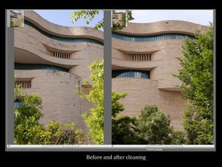 Before and after cleaning 