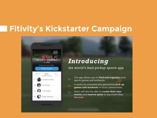 Fitivity’s Kickstarter Campaign
 