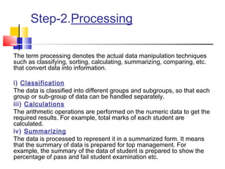 Numerc Processing Fit l05 data_processing | PPT