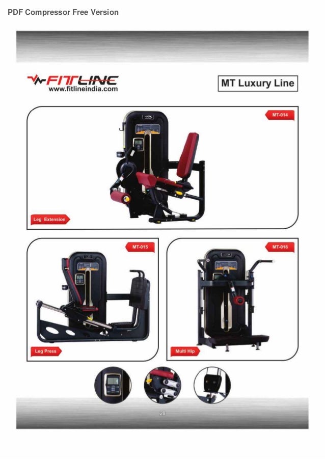 Fitline gym equipment 2015 line