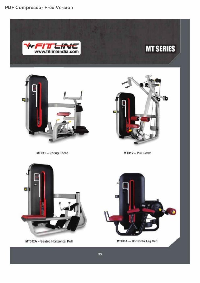 Fitline gym equipment 2015 line
