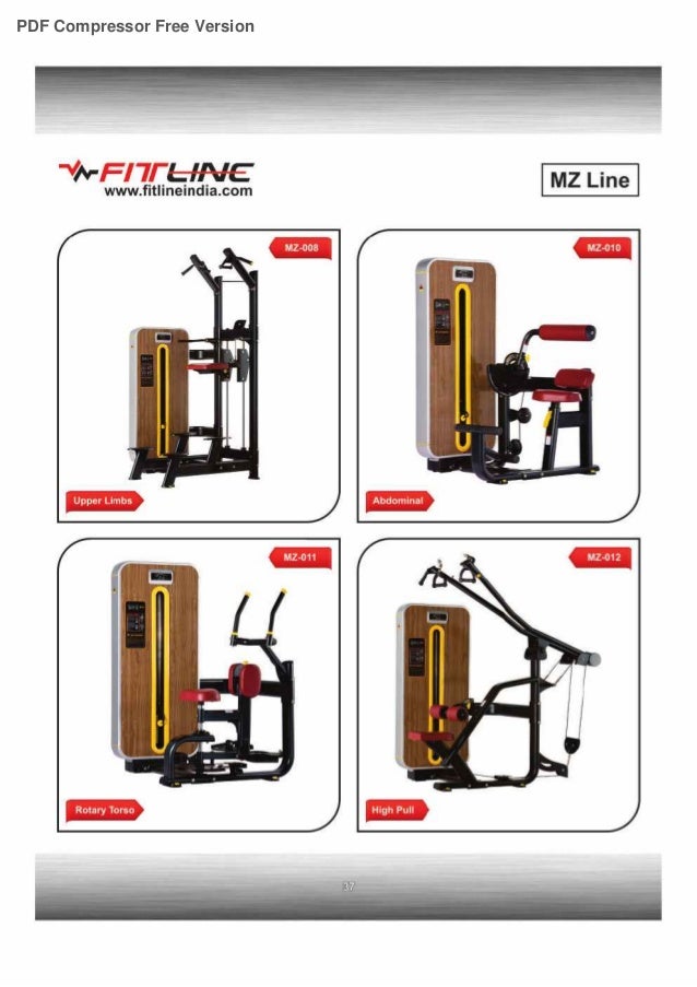 Fitline gym equipment 2015 line