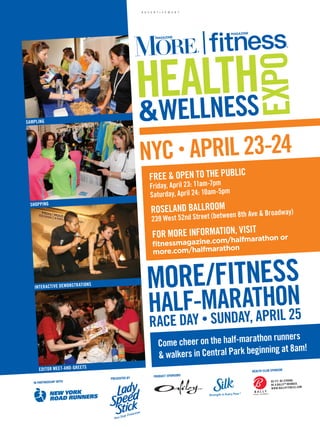 a d v er t i s e m e n t




                                                                health club sponsor
                                            product sponsors
                      presented by
in partnership with
 